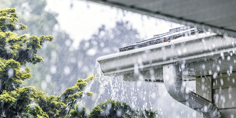 Rain gutters can add style and beauty to your home